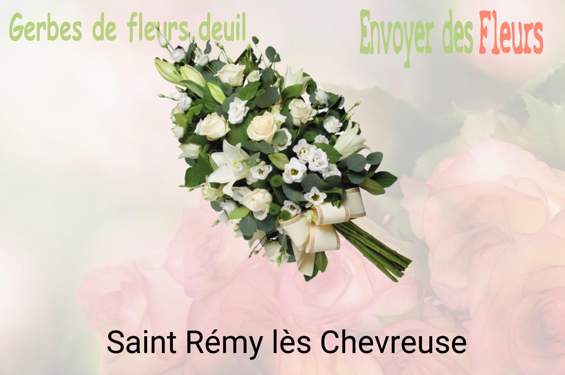 Gerbe de fleurs de deuil livrée à Saint-Rémy-lès-Chevreuse